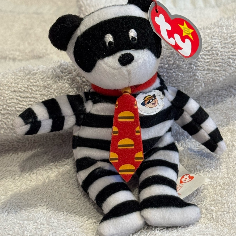 Ty 2004 McDonald’s Hamburgler Bear Happy Meal  Toy